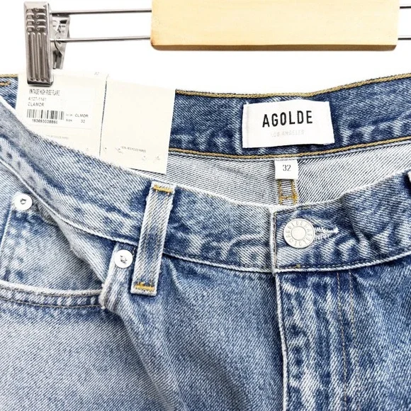 NWT Agolde Vintage High Rise Flare Leg Jeans Clamour Wash